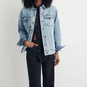 Madewell oversized denim jacket